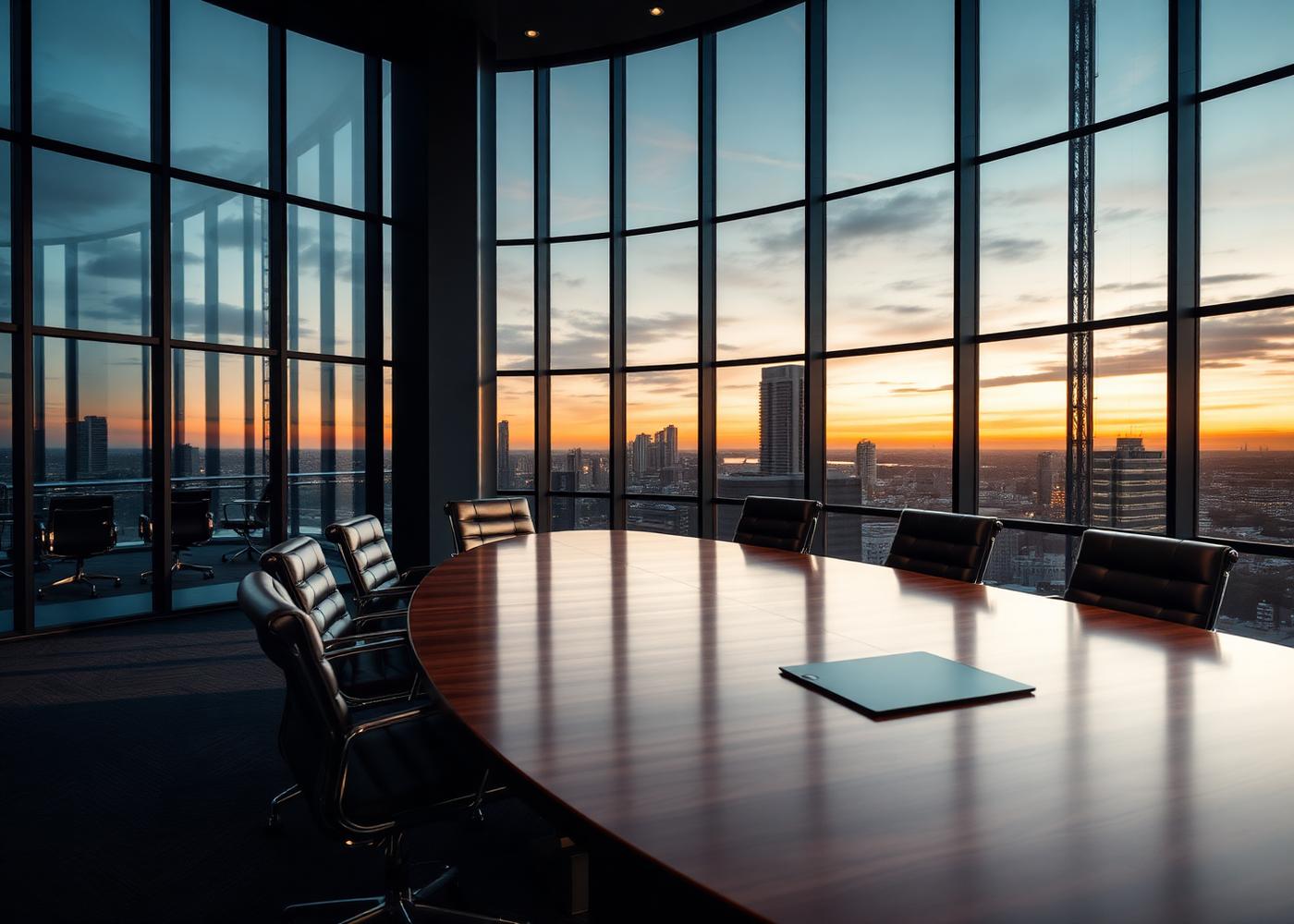 Sala de reuniões corporativa